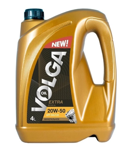 Волга-Ойл Масло ЭКСТРА SAE 20W50 API SG/CD 4л