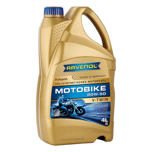 RAVENOL моторное масло Motobike V-Twin SAE 20W-50 Fullsynth (4л) 4014835803268