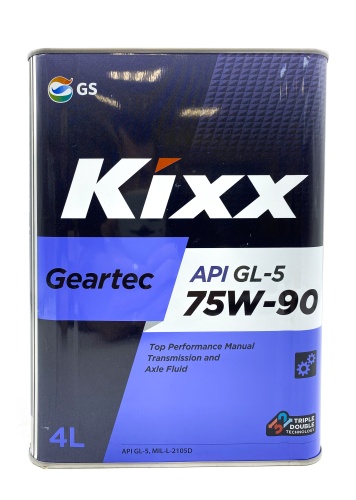 Kixx GS Geartec GL-5 75w90 4л L296244TE1/L296244TR1