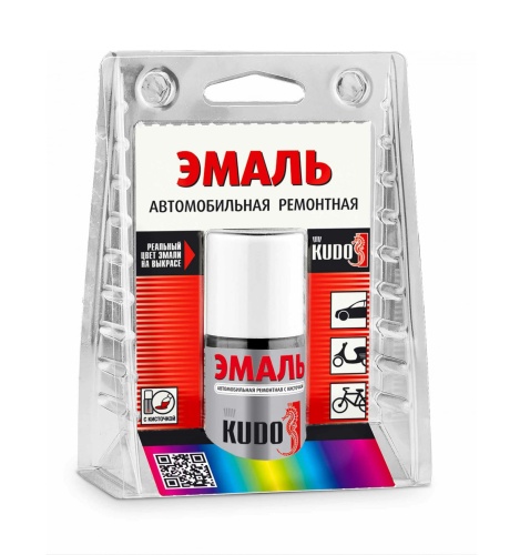 KUDO Эмаль Снежная королева 690 (металлик) 15 мл KU70690BB
