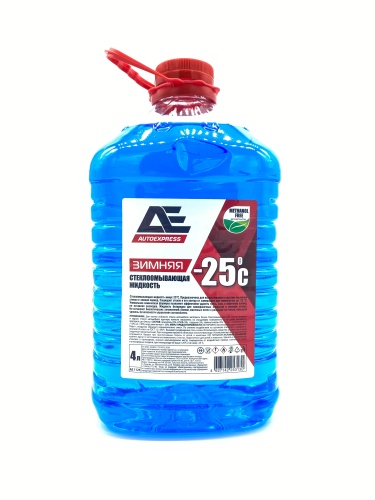 Жидкость омывателя незамерзающая -25C AUTO EXPRESS Express ПЭТ готовая 4 л AE1125