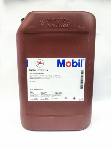 Mobil DTE 25 ULTRA (20л) 127674/155207/155203 Масло гидравлическое