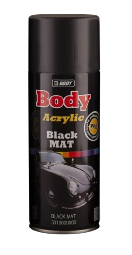 BODY Краска акриловая (черная матовая) аэрозоль (0,4л) 5000000000