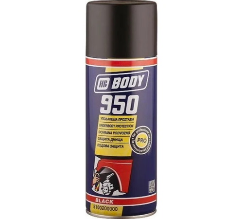 BODY 950 Антигравий аэрозоль черный (400мл) 5100200000