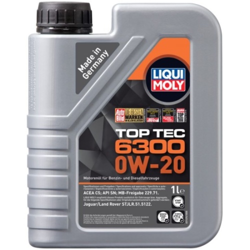 LIQUI MOLY масло моторное Top Tec 0W-20 (1л) 6300/21216