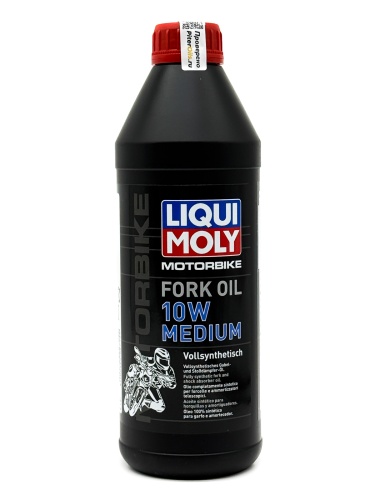 LIQUI MOLY Синтетическое масло для вилок и амортизаторов Motorbike Fork Oil Medium 10W(1л) 2715