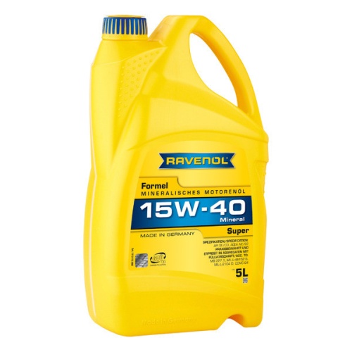 RAVENOL моторное масло Formel Super SAE 15W-40 SF-CD (5л) 4014835724754