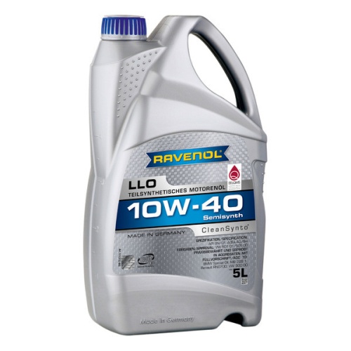 RAVENOL моторное масло LLO SAE 10W-40 (5л) 4014835724358