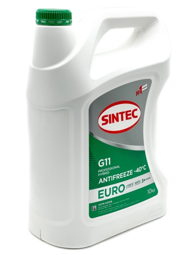 Антифриз Sintec EURO зеленый (10кг) 990571