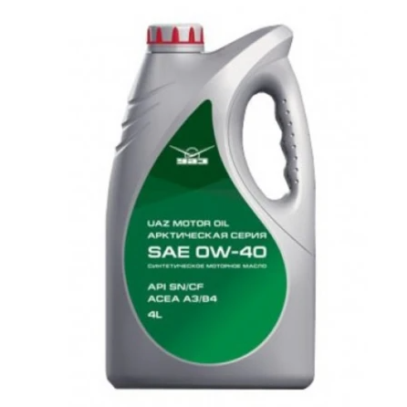 УАЗ Motor Oil 0W40 (4л) 000000473405400
