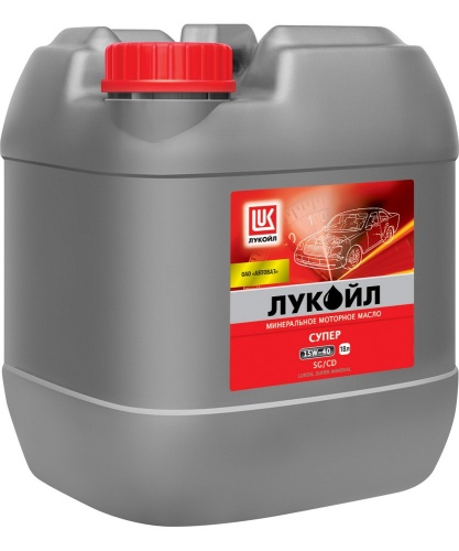 Лукойл Супер 15W40 SG/CD (18 л) пластик