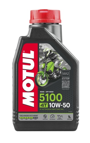 MOTUL 5100 4T SAE 10W-50 1л 104074/113188