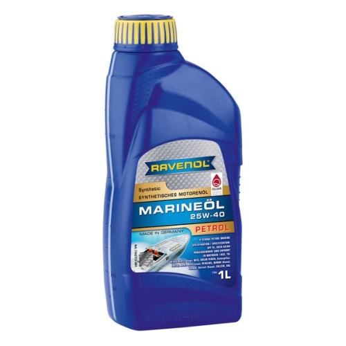RAVENOL моторное масло Marineoil PETROL SAE 25W-40 synthetic (1л) 4014835729810