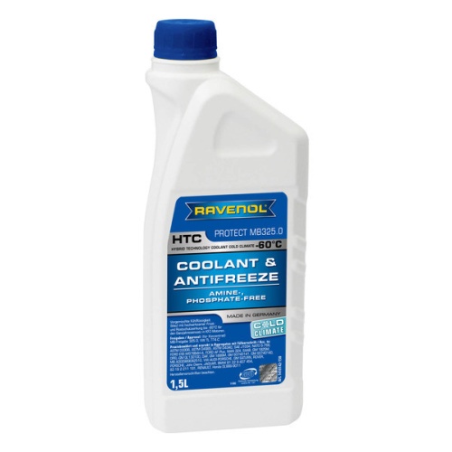RAVENOL антифриз HTC COLD CLIMATE -60°C Protect MB325.0 (1,5л) 4014835841147