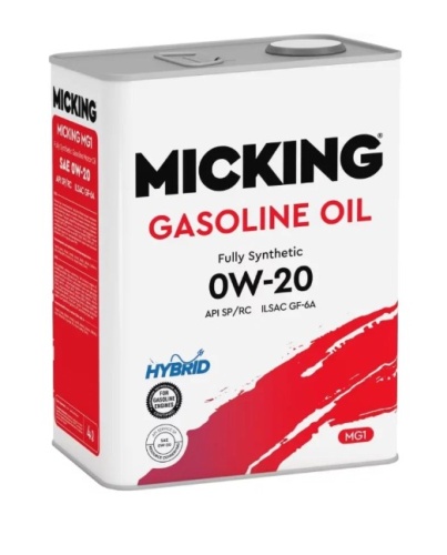 Micking Gasoline Oil MG1 API SP 0w20 (4л) M2117
