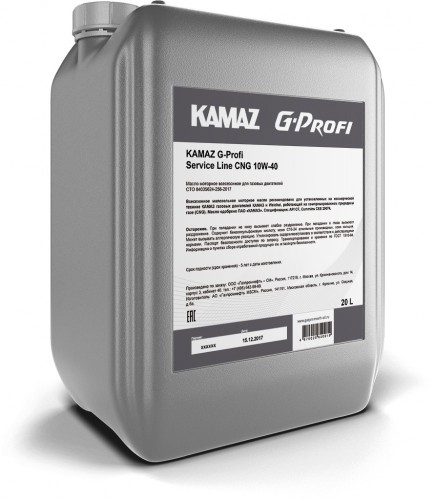 KAMAZ G-Profi Service Line CNG CF 10w40 (20л) 253190238
