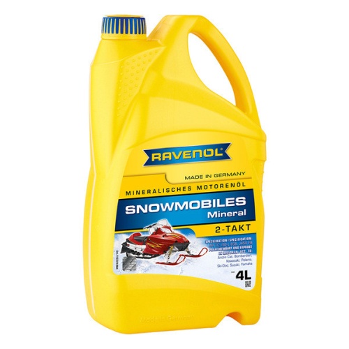 RAVENOL масло для 2-Такт снегоходов Snowmobiles Mineral 2-Takt (4л) 4014835729599