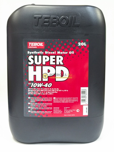 Teboil Super HPD 10w40 (20л) 3461154/3229751