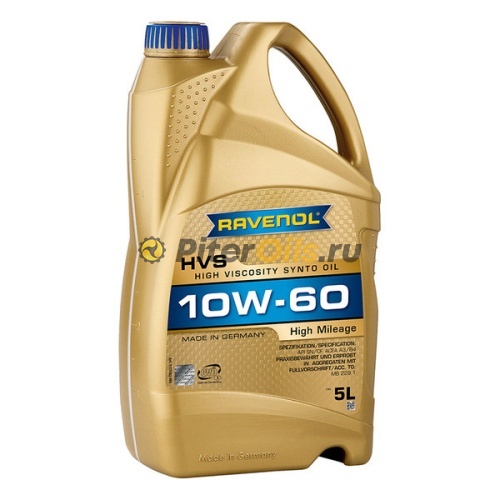 RAVENOL моторное масло HVS High Viscosity Synto Oil SAE 10W-60 (5л) 4014835802995