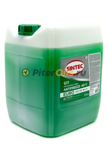 Антифриз Sintec EURO зеленый (20кг) 800521