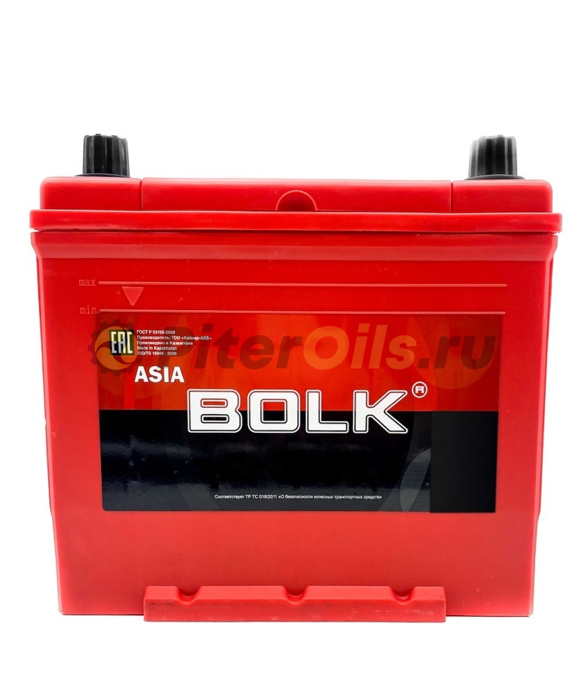 BOLK Аккумулятор ASIA 75 А/ч обратная R+ 258x173x220 EN640 А  ABJ750	