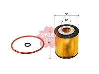 Sakura Фильтр масляный EO1701 (HU711/2X)