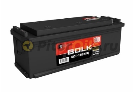 Аккумулятор BOLK Standart 190 А/ч L+ (3) 514x218x210 EN 1200 А B1903RK