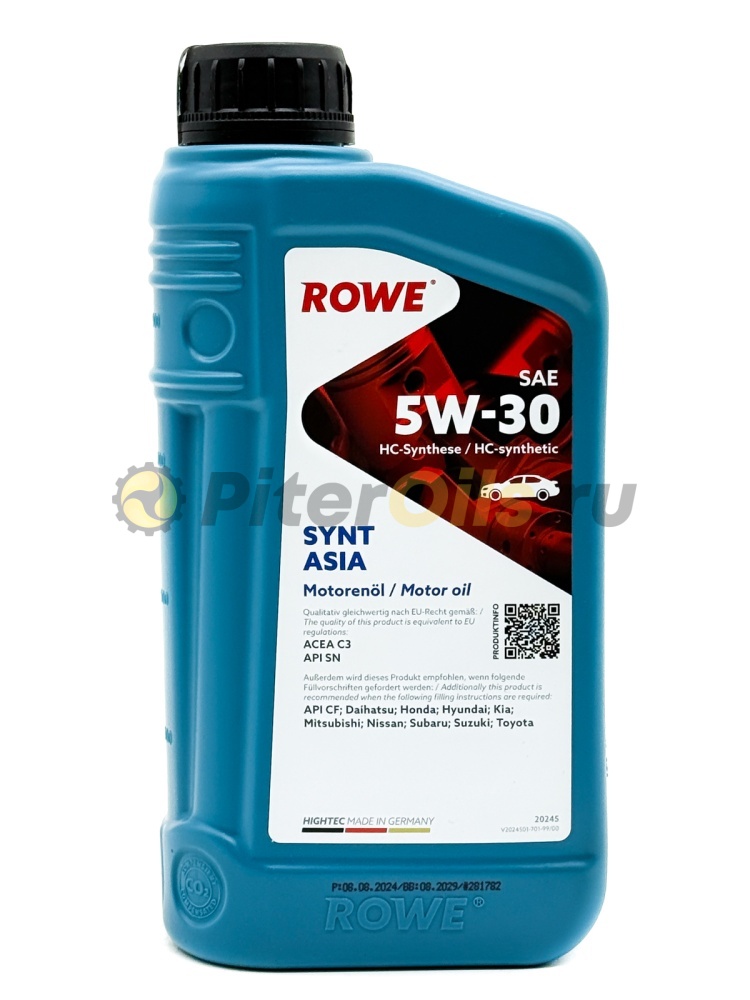 Rowe HIGHTEC SYNT ASIA 5W-30 (1л) 20245-0010-99