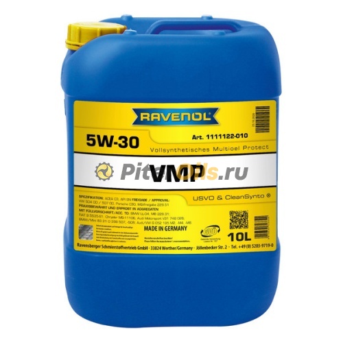 RAVENOL моторное масло VMP SAE 5W-30 (10л) 4014835723344