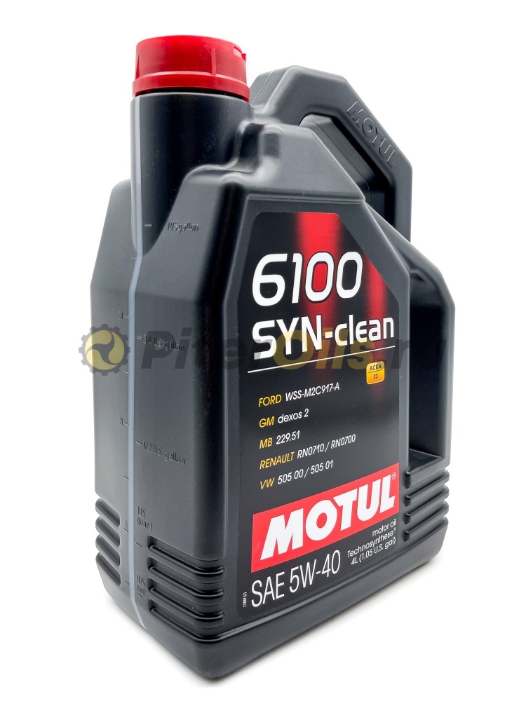 MOTUL 6100 SYN-CLEAN 5W40 (4л) 111863/13896