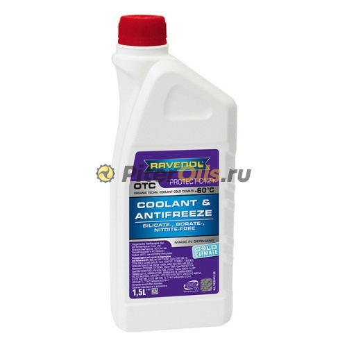 RAVENOL антифриз OTC COLD CLIMATE -60°С Protect C12+ (1,5л) 4014835803411