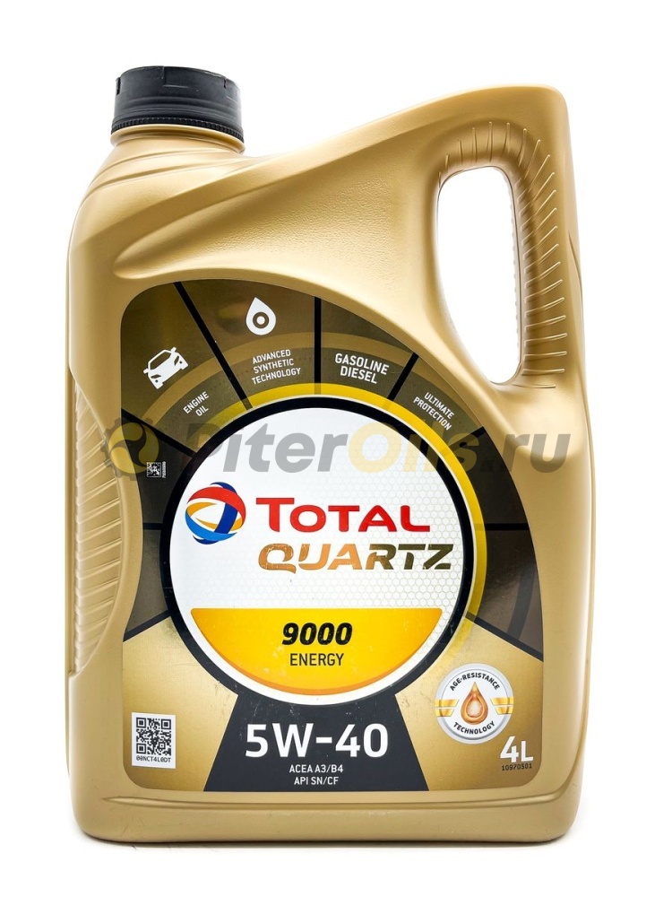 Total Quartz 9000 Energy 5W-40 SN/CF A3/B4 (4л)10970501