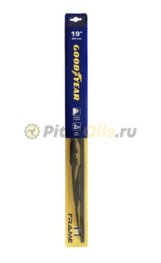 Goodyear FRAME 19"/48 cm Каркасная щетка стеклоочистителя всесезонная, 3 переходника GY000319