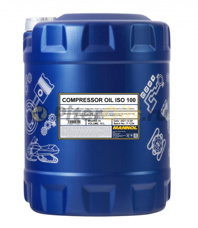 Mannol Compressor Oil ISO 100 (10л) 1495