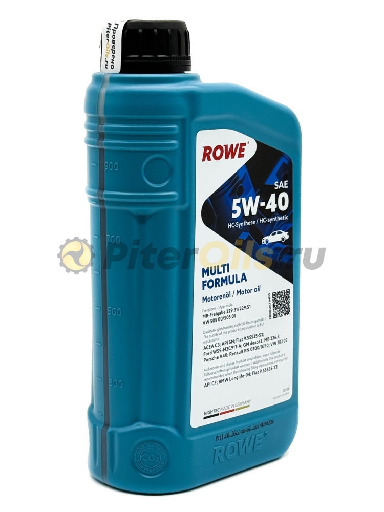 Rowe HIGHTEC MULTI FORMULA 5W-40 (1л) 20138001099
