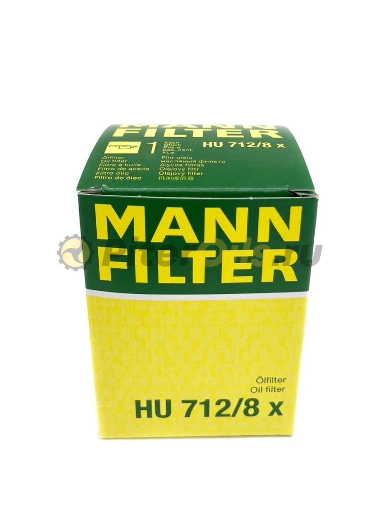 Фильтр масляный MANN HU712/8x