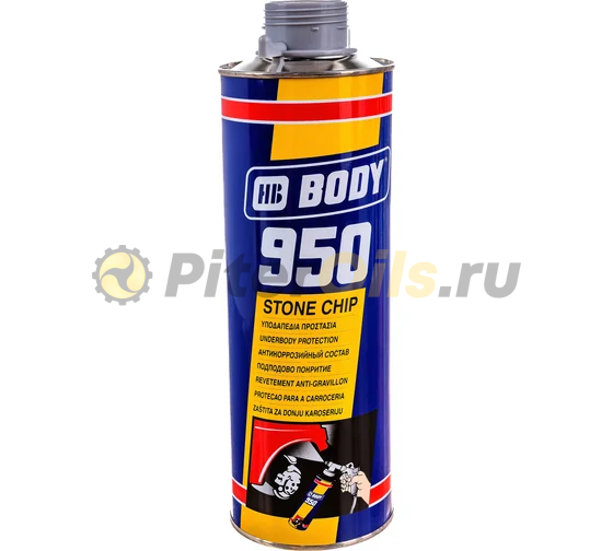 BODY 950 Антигравий под пистолет серый (1л) 9500700001