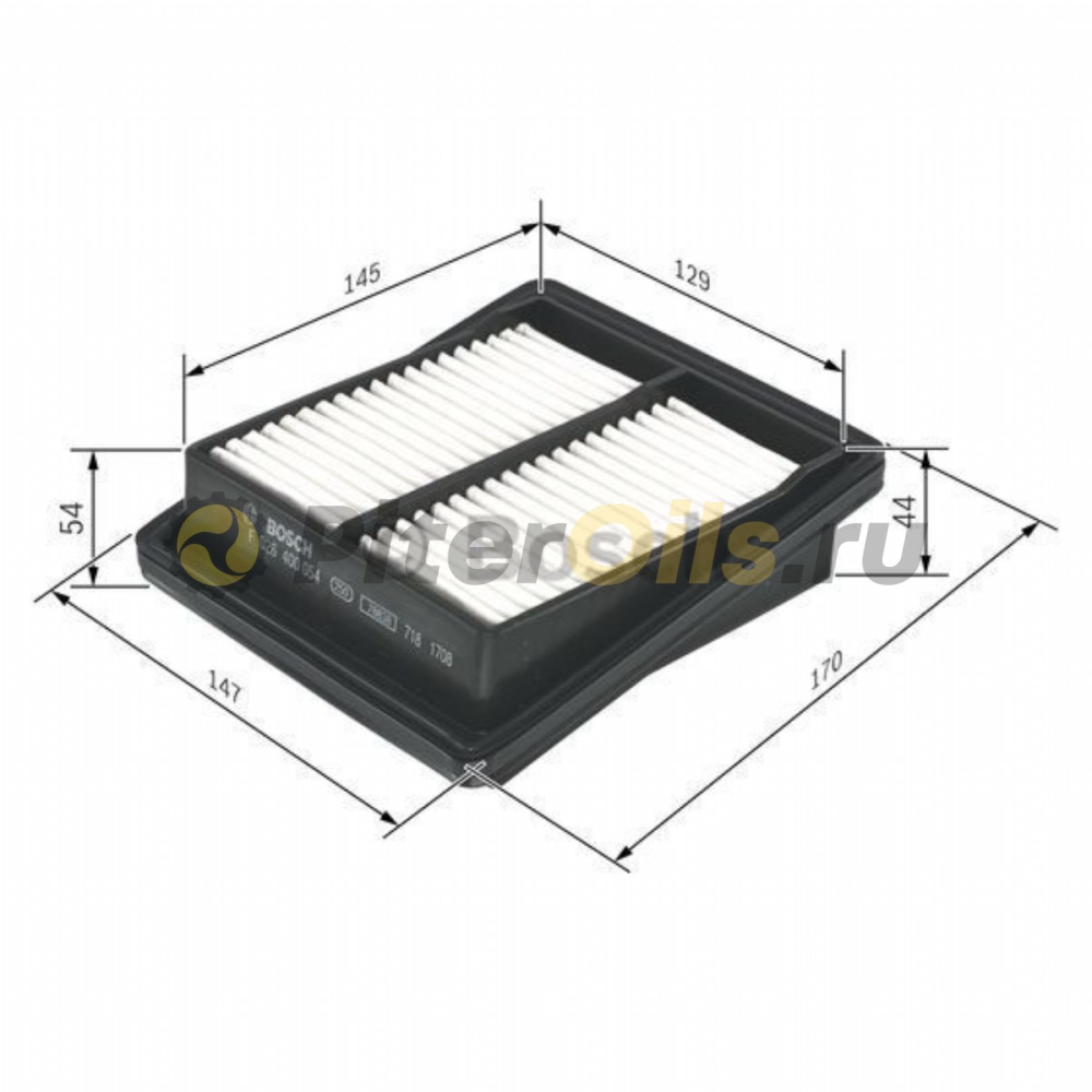 Вставка воздушного фильтра Bosch F026400054 (C1724, SB2195)