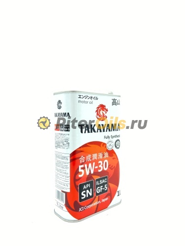 TAKAYAMA 5W30 ILSAC GF-5 SN (1л) 605042