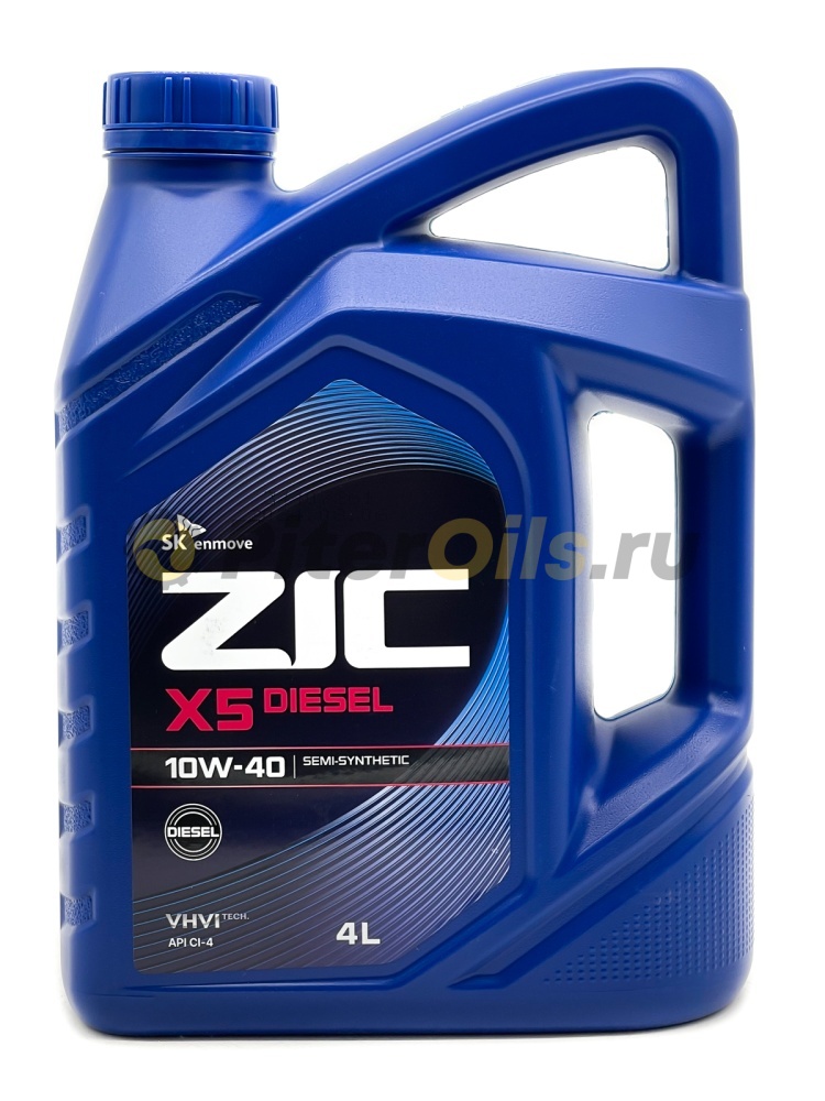 ZIC X5 Diesel 10w40 CI-4 (4л) 162660