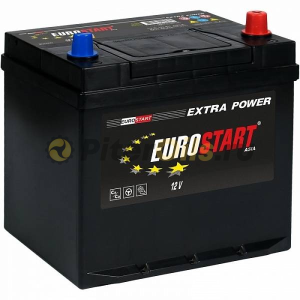 Аккумулятор EUROSTART Extra Power Asia 70Ah 550A (борт) пол обр(- +) 261x175x220