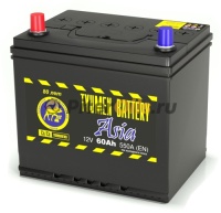 Аккумулятор Tyumen Battery ASIA 60Ah 550A (борт)  пр. пол. (+ -) 232x173x225