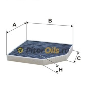 Фильтр салонный FILTRON K1278A (CUK2450)