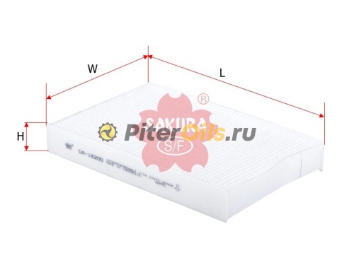 Sakura Фильтр салонный CA18200 (CU1629. SA1322. GB-9969)