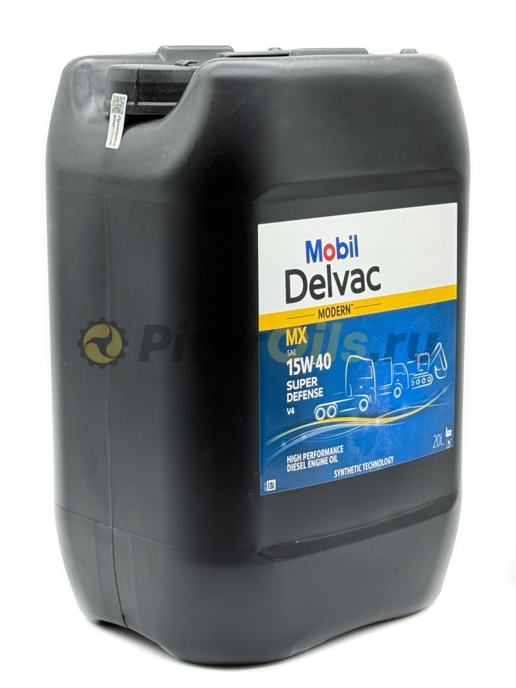 Mobil Delvac Modern 15W-40 Super Defense V4 20 л (MX 15W-40) 157336 