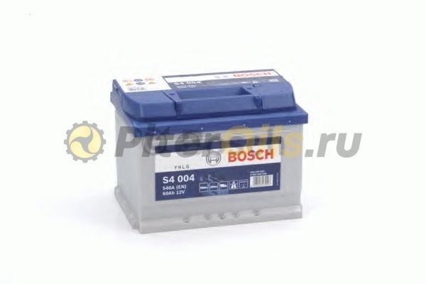 Аккумулятор BOSCH Silver S4 004 60Ah 540A 242x175x175 560 409 054 (- +)