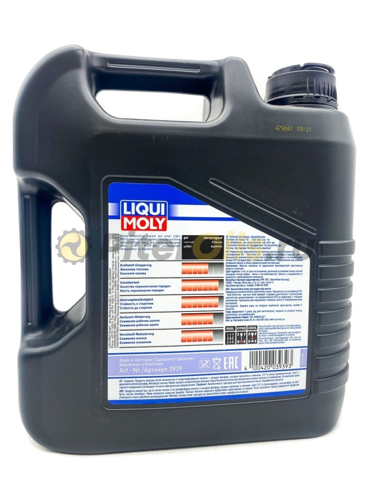 LIQUI MOLY Hypoid-Getriebeoil TDL 75w90 TS GL4/5 (4л) 3939