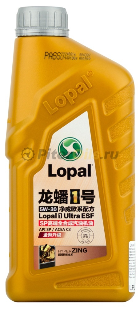 Lopal 1 Ultra ESF SP 5W-30 1л. LPL33362