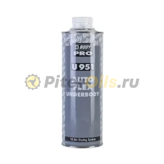 BODY 951 Антигравий Autoflex (сер.) шумопоглощающий (1л) 9510700001