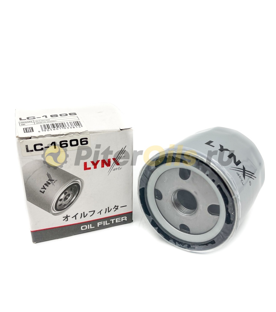LYNXauto Фильтр масляный LC1606 (W719/27, OP629, SM 110)